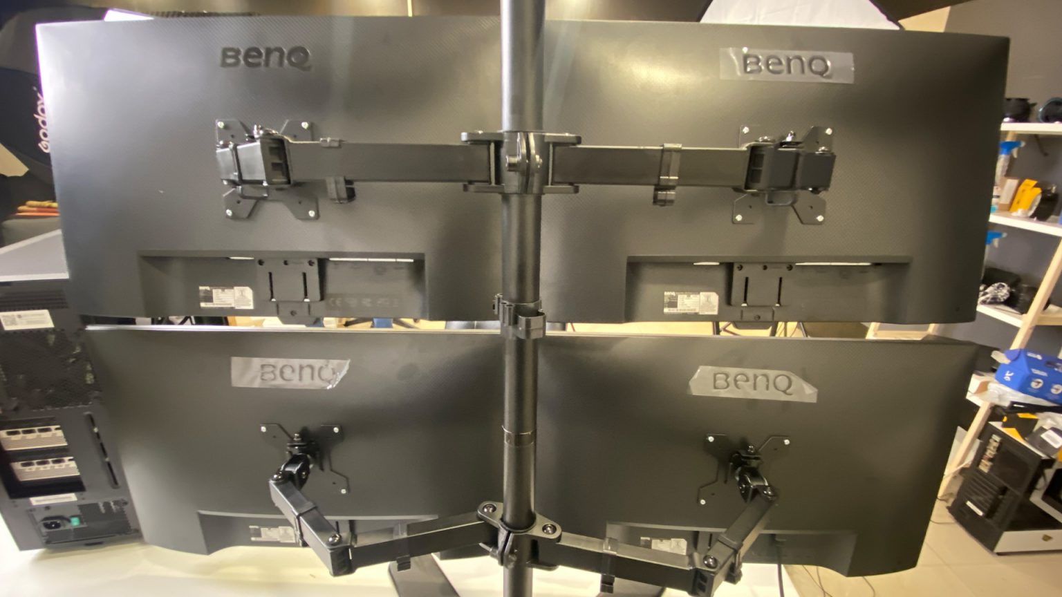 Set Up Your Monitors : Follow the manufacturer’s instructions to set up