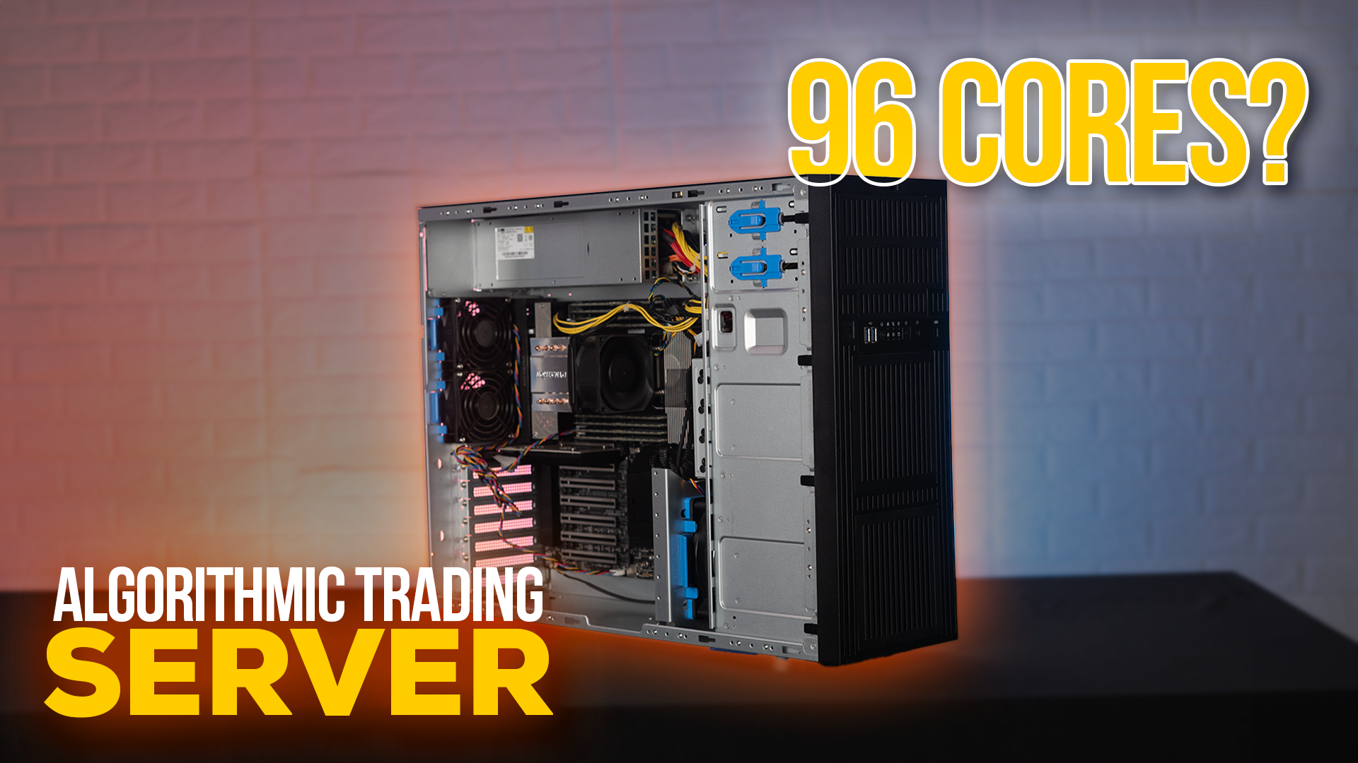 Custom Server for Algorithmic Trading (96 CORES CPU) – Quantitative or High-Frequency Trading | TheMVP