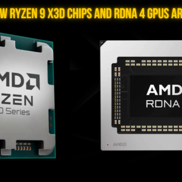 AMD Unveils the New Ryzen 9 X3D Chips and RDNA 4 GPUs