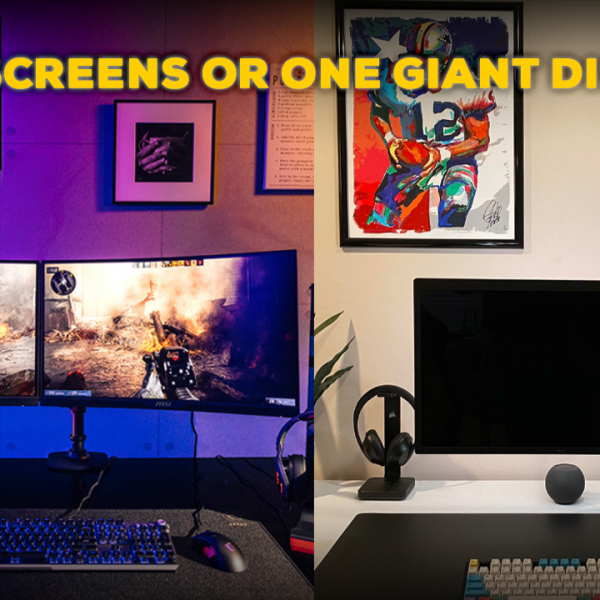 Choosing Your Perfect Monitor Setup: Two Screens or One Giant Display?