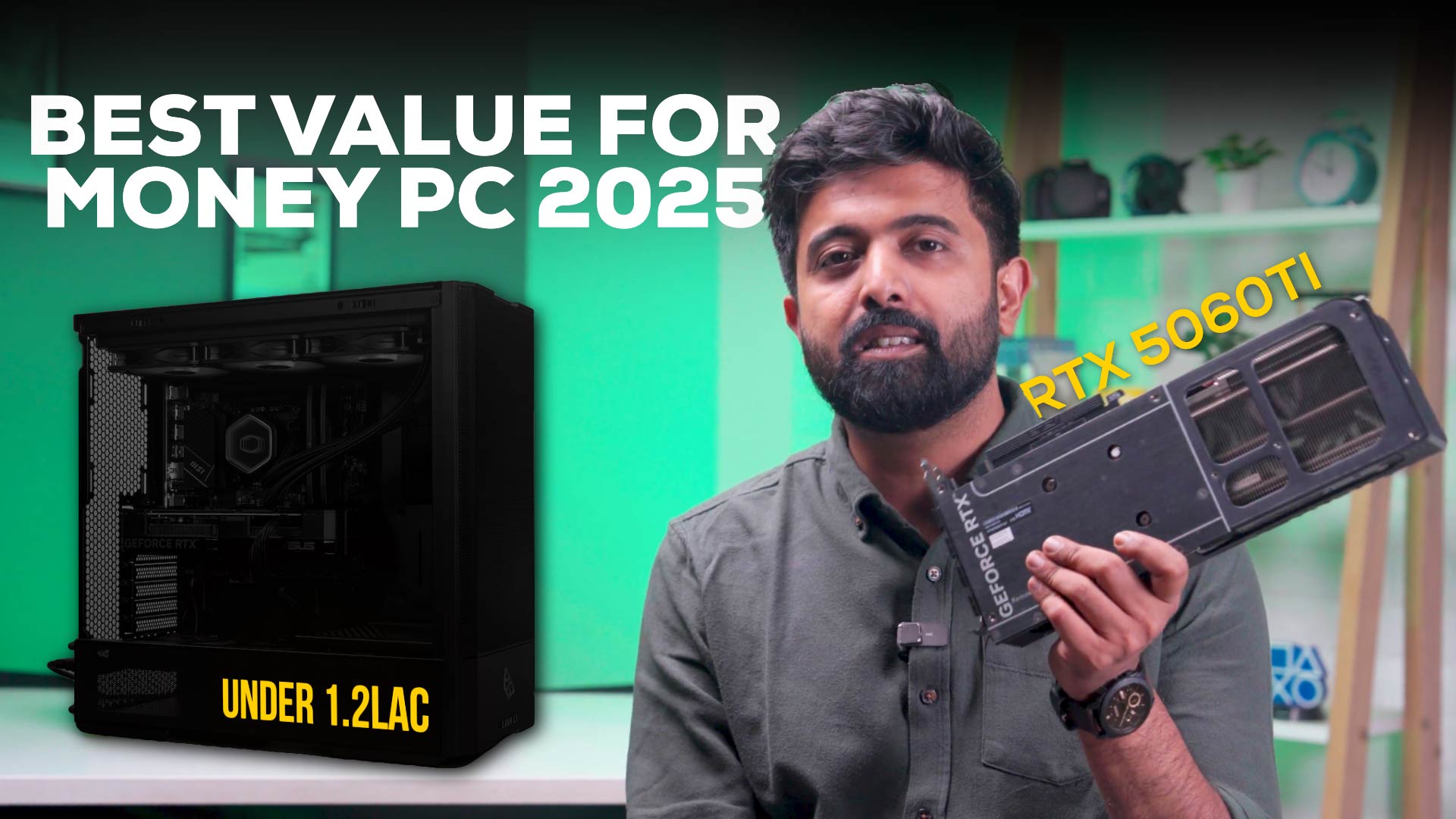 Best Value for Money PC Build in 2025 – Ryzen 7 9800X3D + RTX 5060 Ti (16GB) Under ₹1.2 Lakh