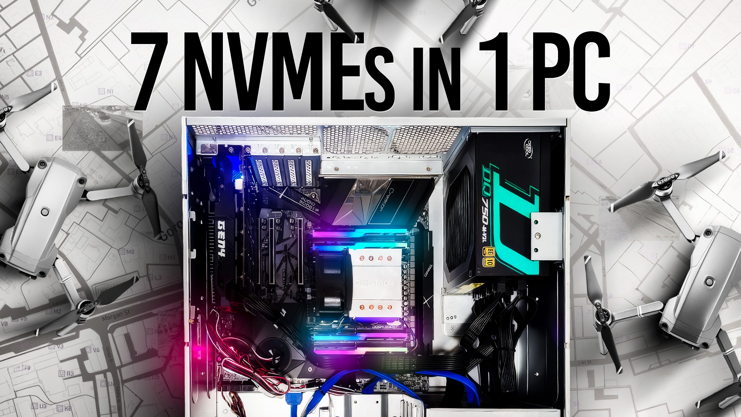 Building a 26TB High-Speed Data Workstation for Drone Surveillance