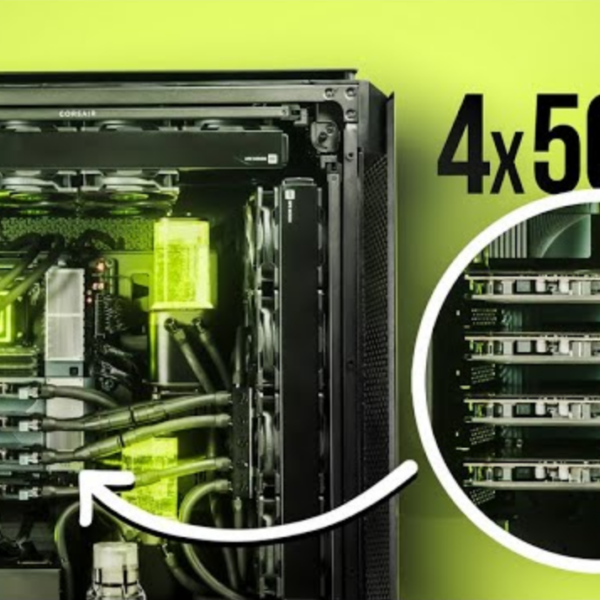 Building a Mini-Render farm with four RTX 5090 GPUs