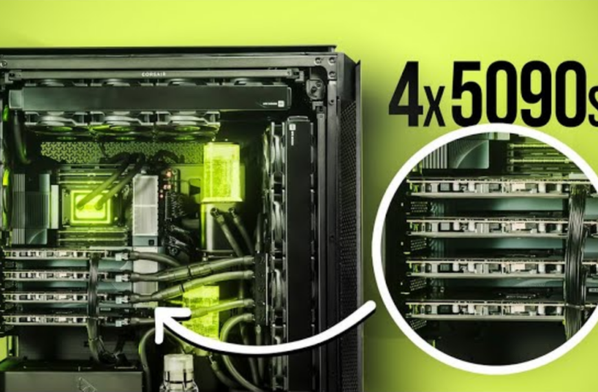 Building a Mini-Render farm with four RTX 5090 GPUs