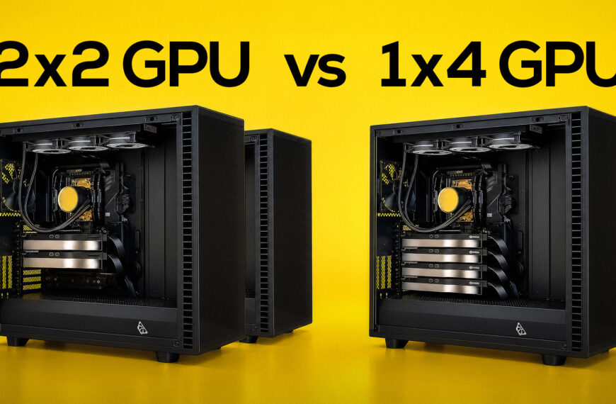 Why Split Four GPUs Across Two Workstations?
